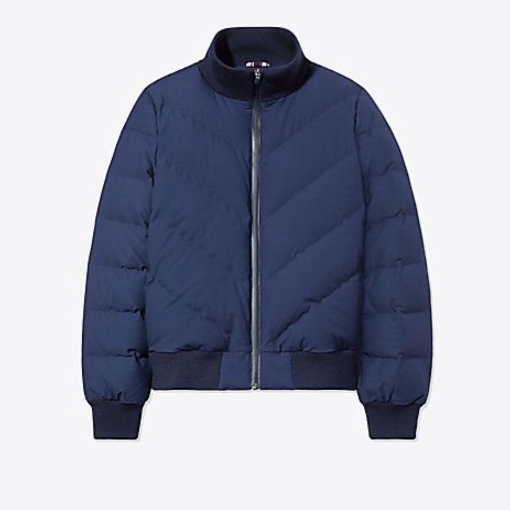 NWT Authentic Luxury Winter Tory Burch Waterproof Quilted Down Bomber Jacket
